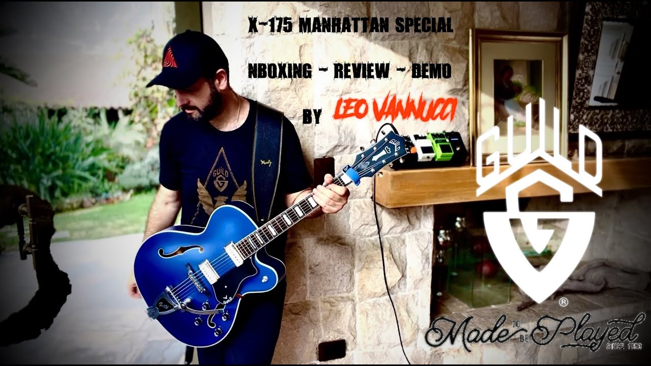 Guild Guitars  X-175 Manhattan Special (in satin Malibu Blue) - Unboxing, review and sound demo!