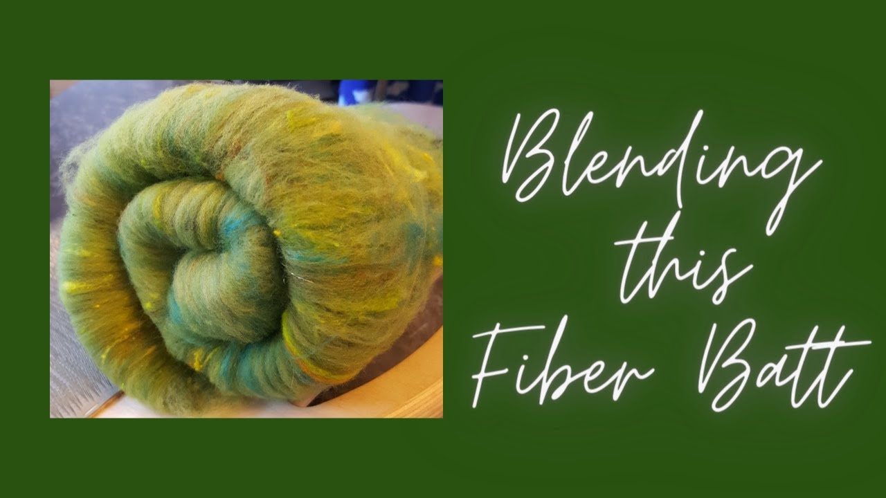 How to Blend a Fiber Batt on a Blending Board for Spinning