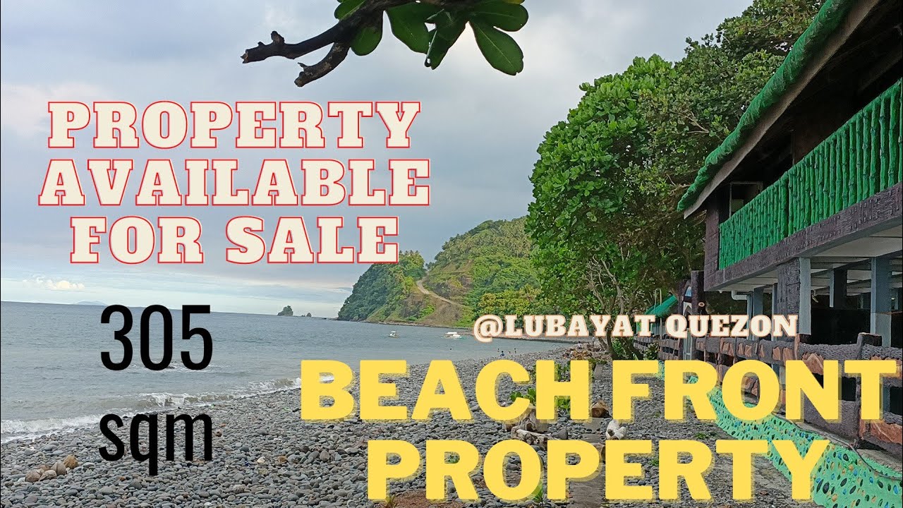 #vlog121 Beach Front Property for Sale 305 sqm @Lubayat Quezon (SOLD NAPO)