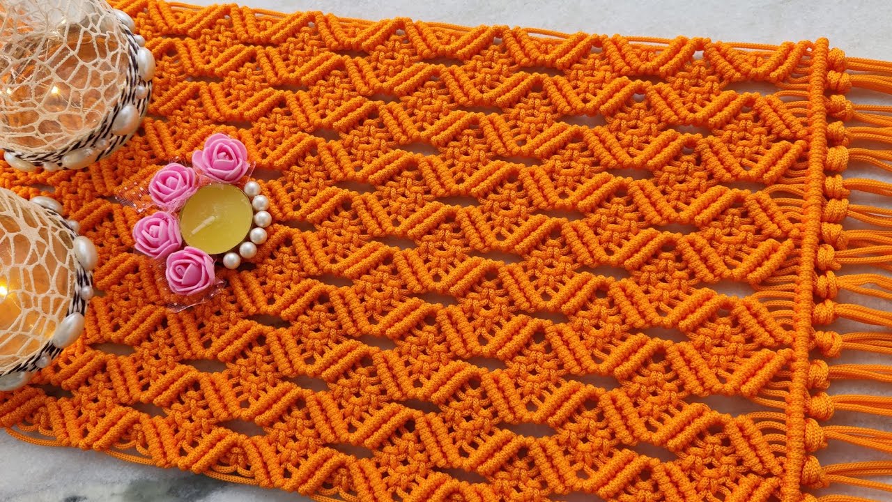 Macrame table mat | Macrame work |sangitas craft