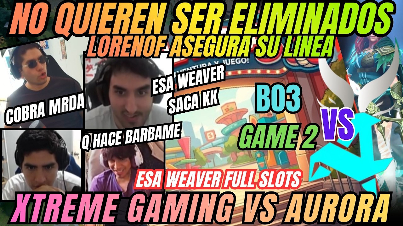 NO QUIEREN IRSE DEL TORNEO - LORENOF SACA SU VEINTIUNICO - GAME 2  -B03 - DIA 13 -DREAMLEAGUE-DOTA 2