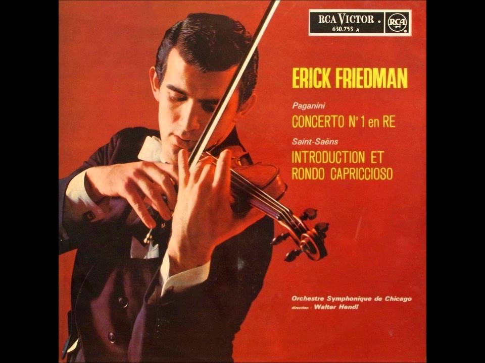 Niccolò Paganini Violin Concerto No. 1 - Erick Friedman violinist, Chicago Symphony Orchestra