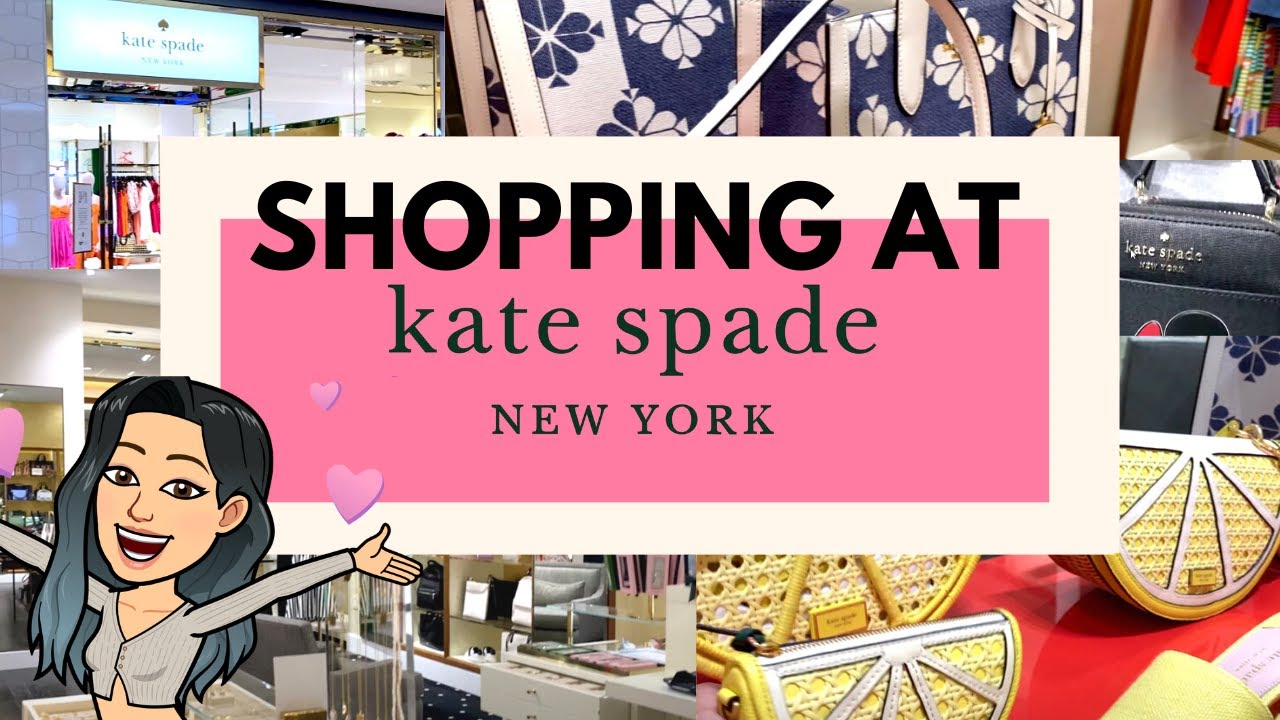 SHOPPING AT KATE SPADE BOUTIQUE🛍 What's NEW at KATE SPADE? HANDBAG ADDICT FOR HANDBAG LOVERS
