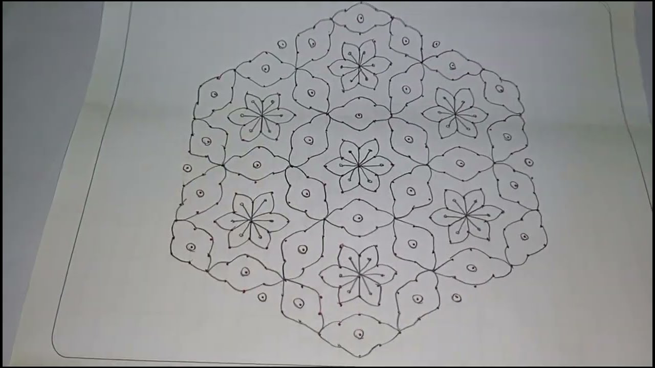 🌺🌺21*11special kolam🌺🌺 #rangoli #kolam #easykolam #deepavalirangoli #deepavalikolam #diwalispecial