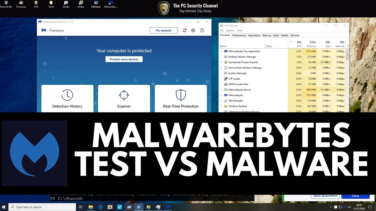 Тест Malwarebytes 4.1 против вредоносных программ