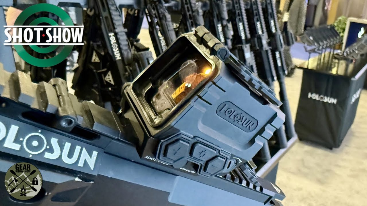 Новые оптические прицелы Holosun для пистолетов и винтовок | Выставка SHOT Show 2026