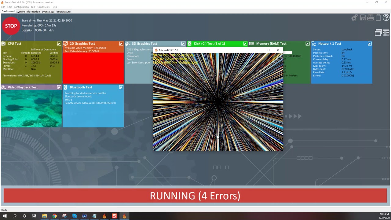 How To Run A Hardware integrity Test On A PC. Passmark Burn In Test.