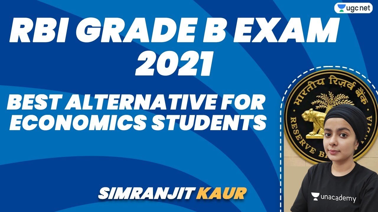 NTA UGC NET 2021 | RBI Grade B Exam 2021 | Best Alternative for Economics Students | Simranjit Kaur
