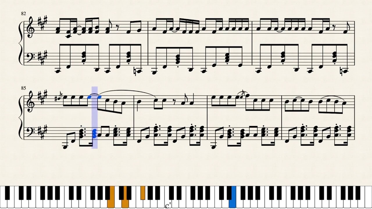 Wozwald ( ヲズワルド) - Niru Kajitsu | Piano arrangement