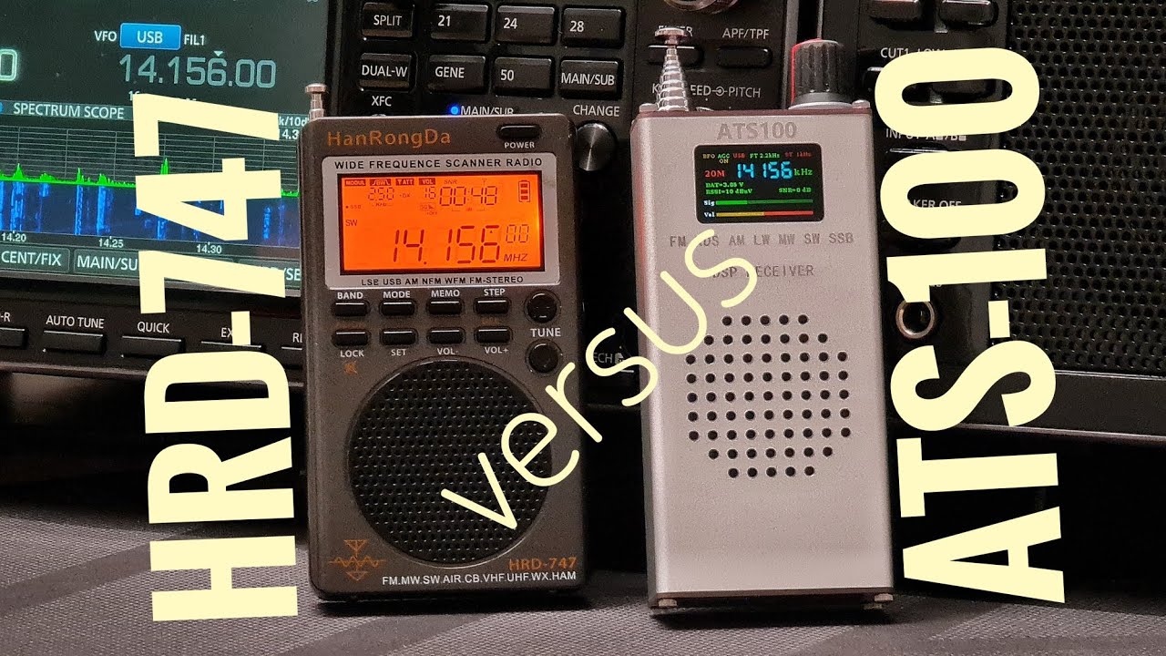 HRD-747 vs. ATS-100 receiver sensitivity Comparison