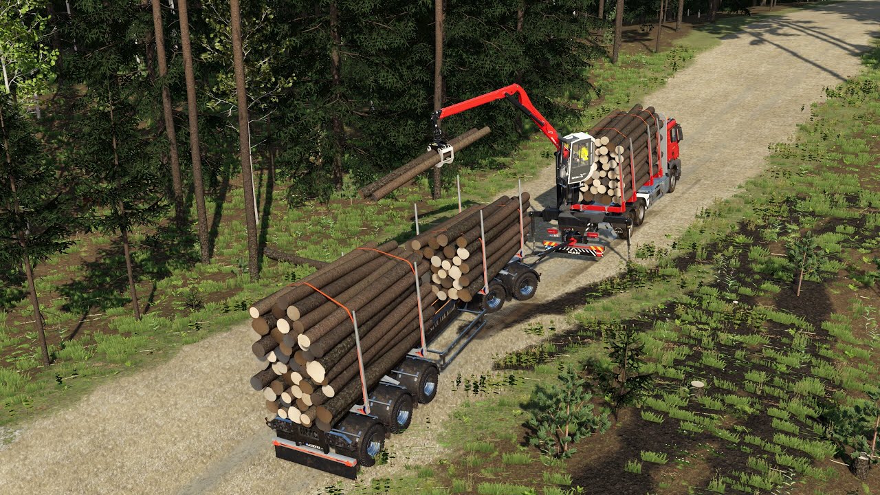 Another pile gone | EP. 26 | Fs22 timelapse | Forestry in Honkakorpi