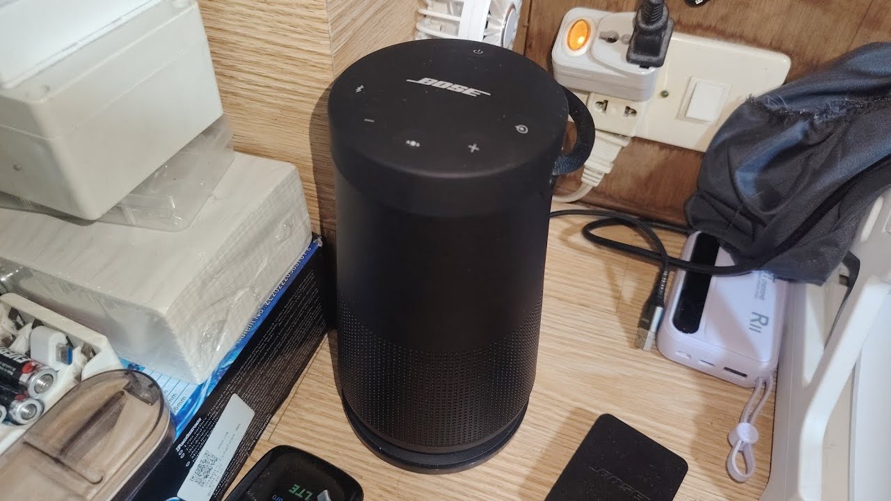 Power on the Bose Soundlink Revolve + II  without touching watch this.. 