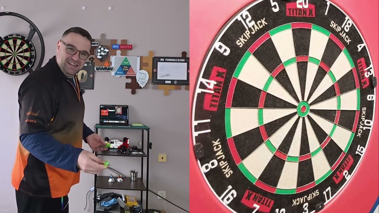 121 Checkout Practice | And Cuesoul Dartboard Update !