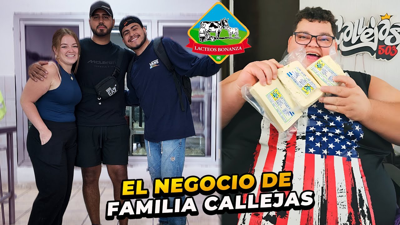 CONOCÍ A LA FAMILIA CALLEJAS “LACTEOS BONANZA” 🇸🇻 *Mi promesa con callejitas* 😭