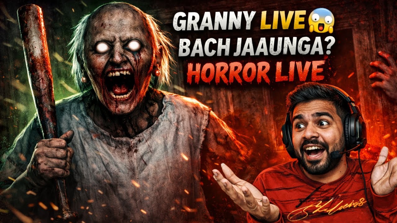 GRANNY LIVE 🔴 | Ek Galti = Game Over 😱 #shorts #shortsfeed #shortslive #granny #live