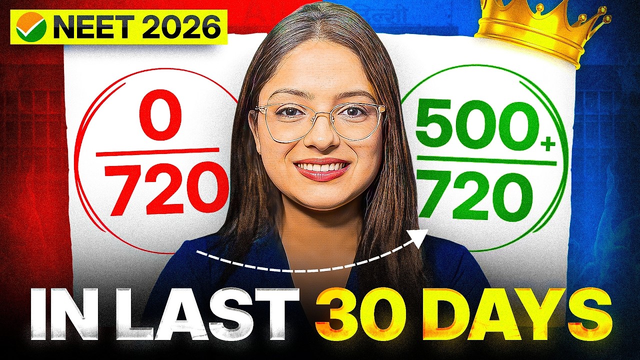 0 to 500+ in NEET 2026 | BEST REALISTIC PLAN | You'll REGRET IF YOU DON