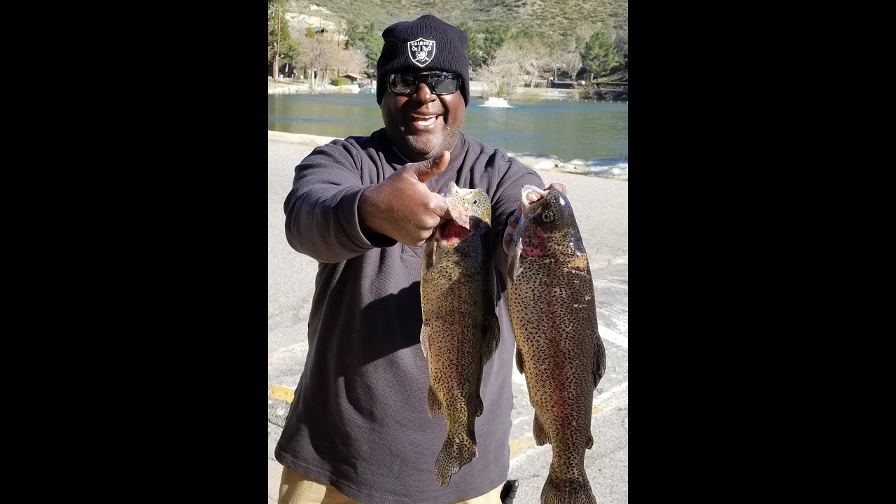 DTF Trout Fishing At Mountain Lakes Resort, At Lytle Creek, Ca.