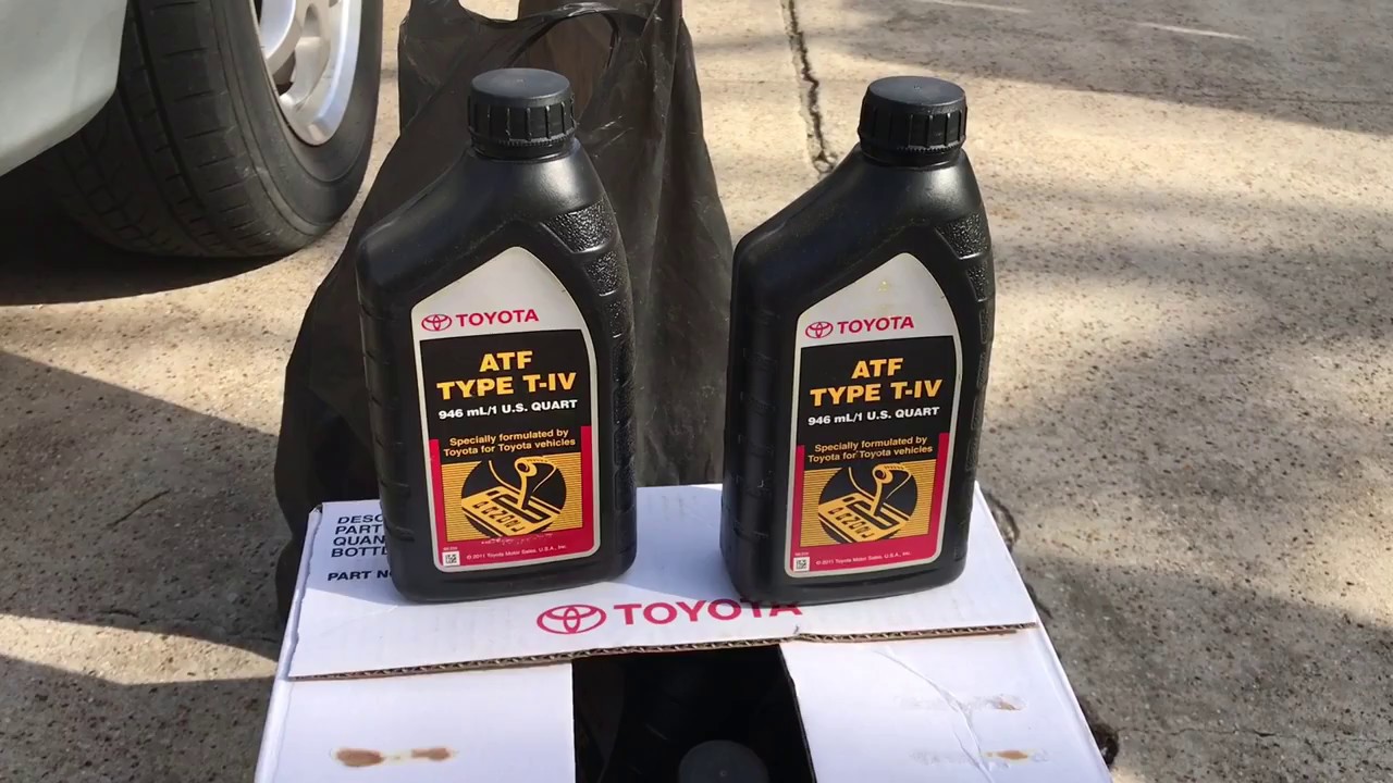 Flush Transmission Fluid on 2002 TOYOTA Sienna