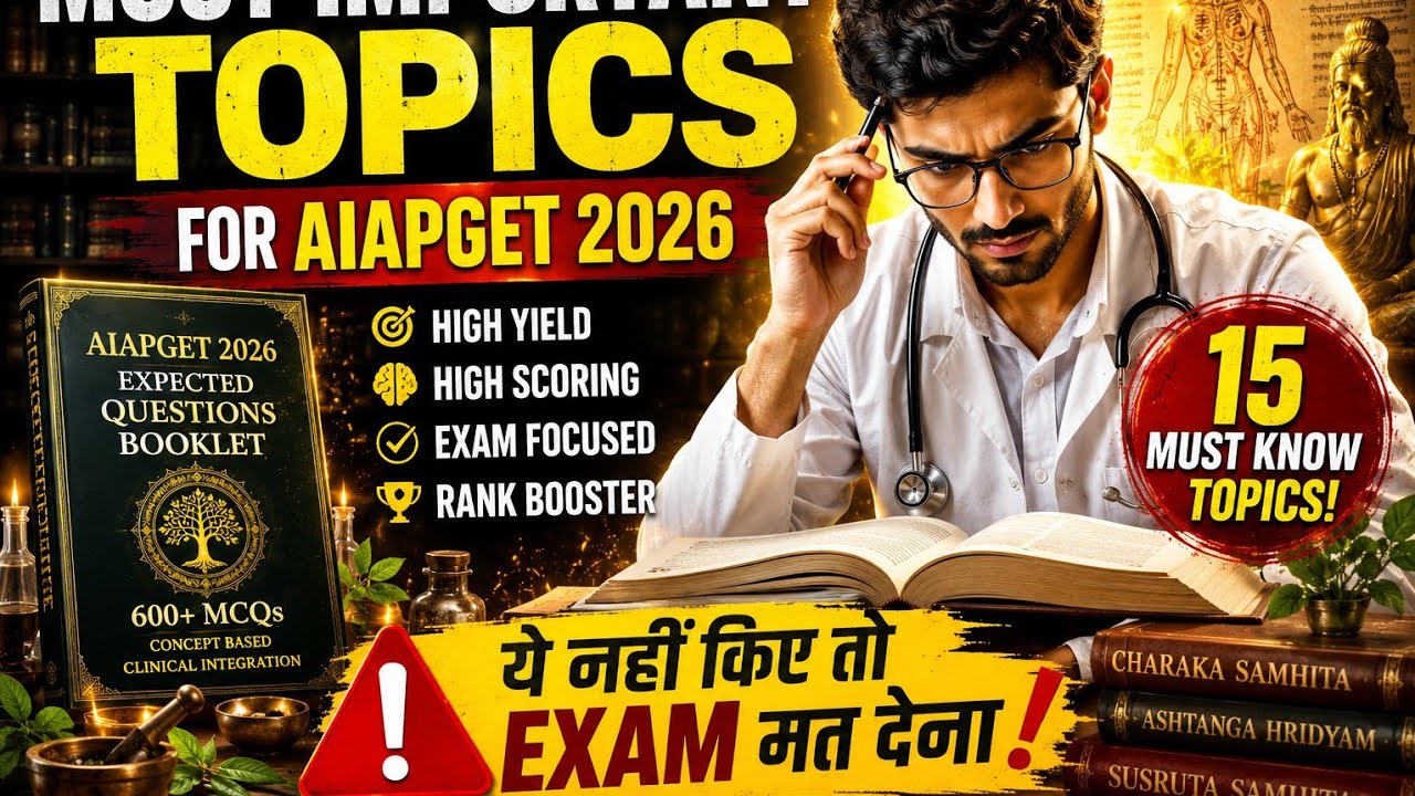 MOST IMPORTANT TOPICS FOR AIAPGET 2026