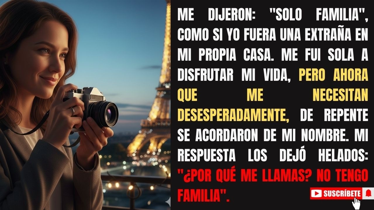 📸✈️ Me EXCLUYERON de la fiesta de mis padres usando MI DINERO, así que me fui a PARÍS...