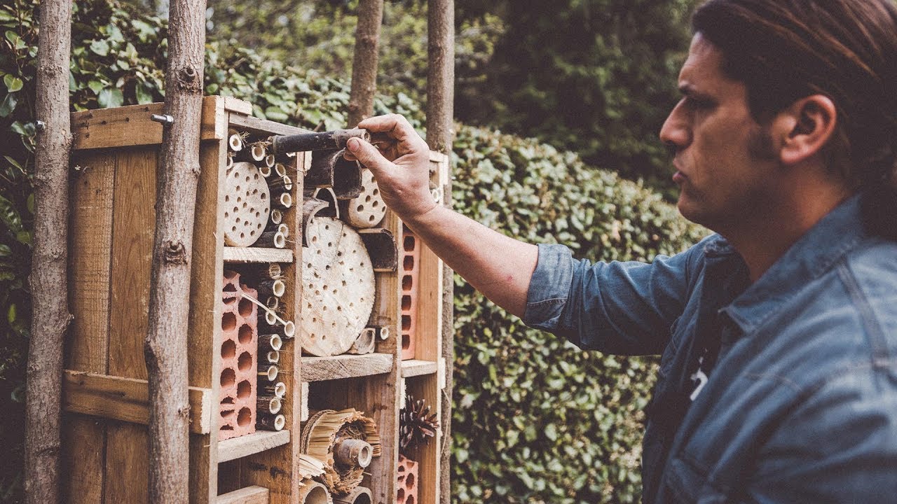 Hotel de insectos beneficiosos para la huerta - Bricomanía - Jardinatis