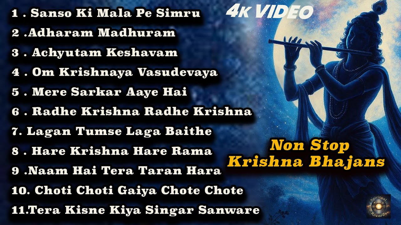 🌸 Jai Shri Krishna Bhakti 2025 | Morning Peaceful Bhajans | Radha Krishna Songs 🕉️ #radhakrishna