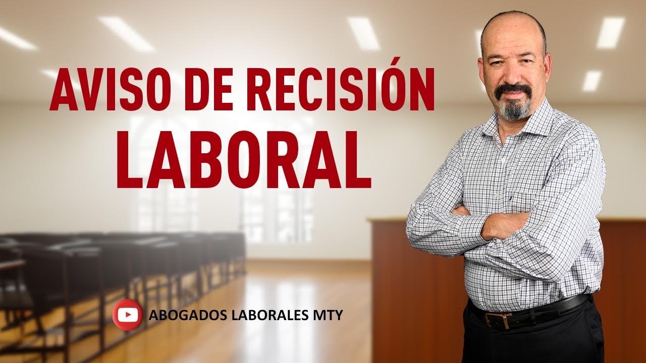 CLASE  AVISO DE RESCISIÓN LABORAL