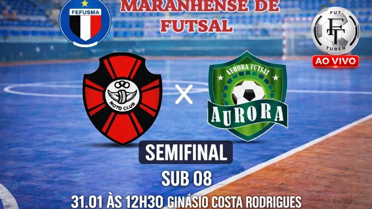 MOTO CLUB X AURORA SEMIFINAL MARANHENSE DE FUTSAL SUB 08