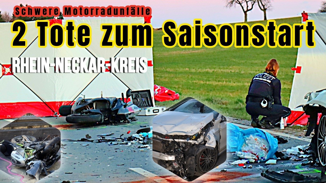 Motorradsaison gestartet: Zwei Tote im Rhein-Neckar-Kreis – Experte warnt