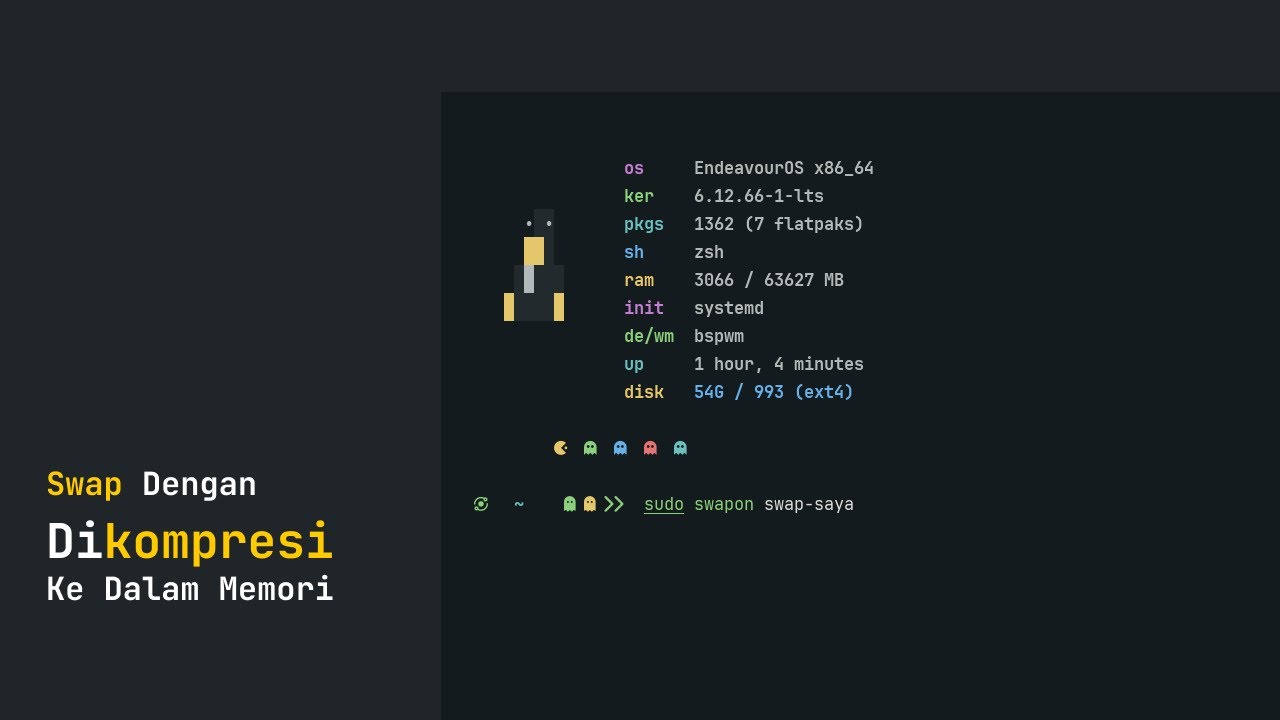 [Linux] Salah satu Metode Swap yang Efisien🐧