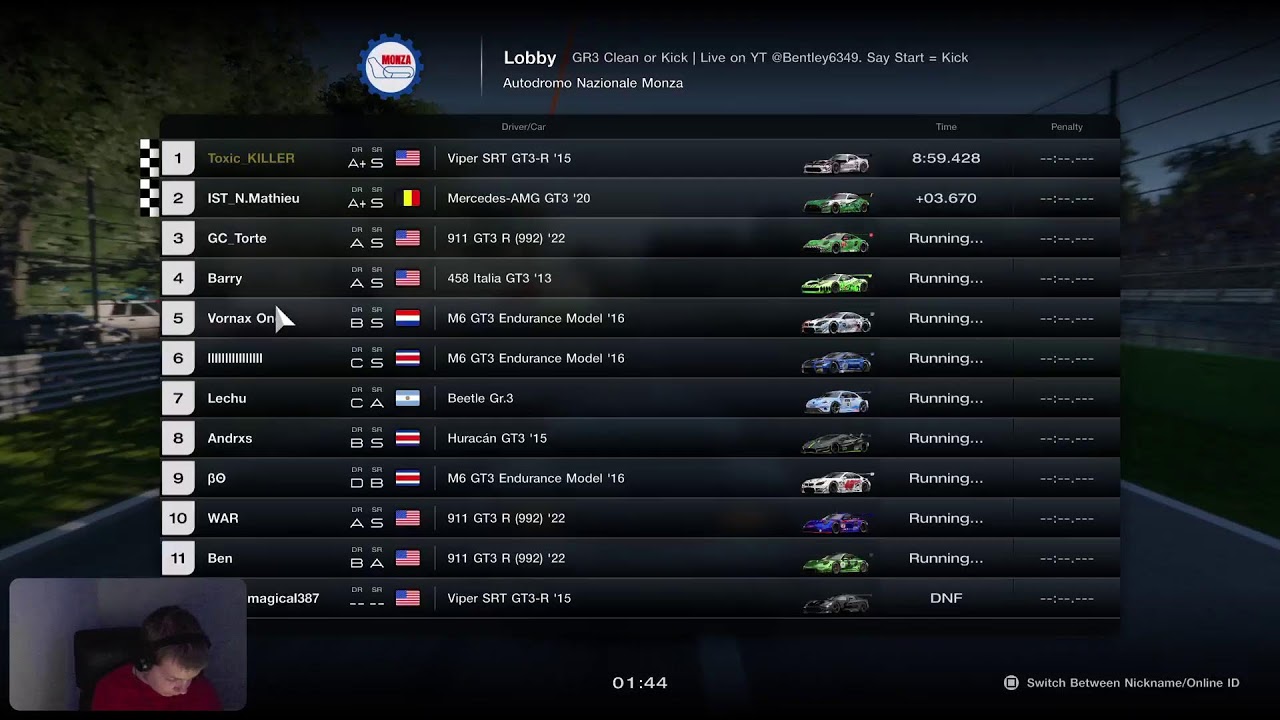 Gran Turismo 7 Lobby Open GR3