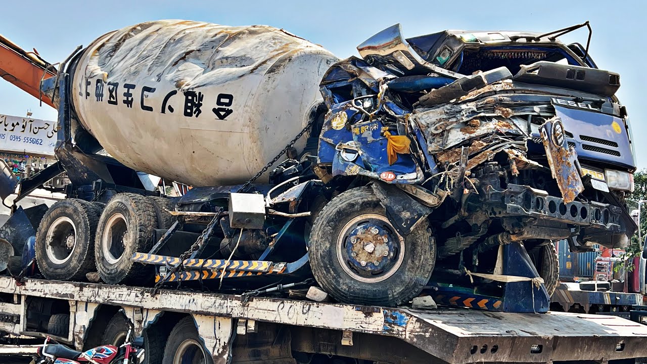 Wrecked V8 Nissan Loader Truck Revived with Extreme Fabrication & Custom Mixer Frame Build