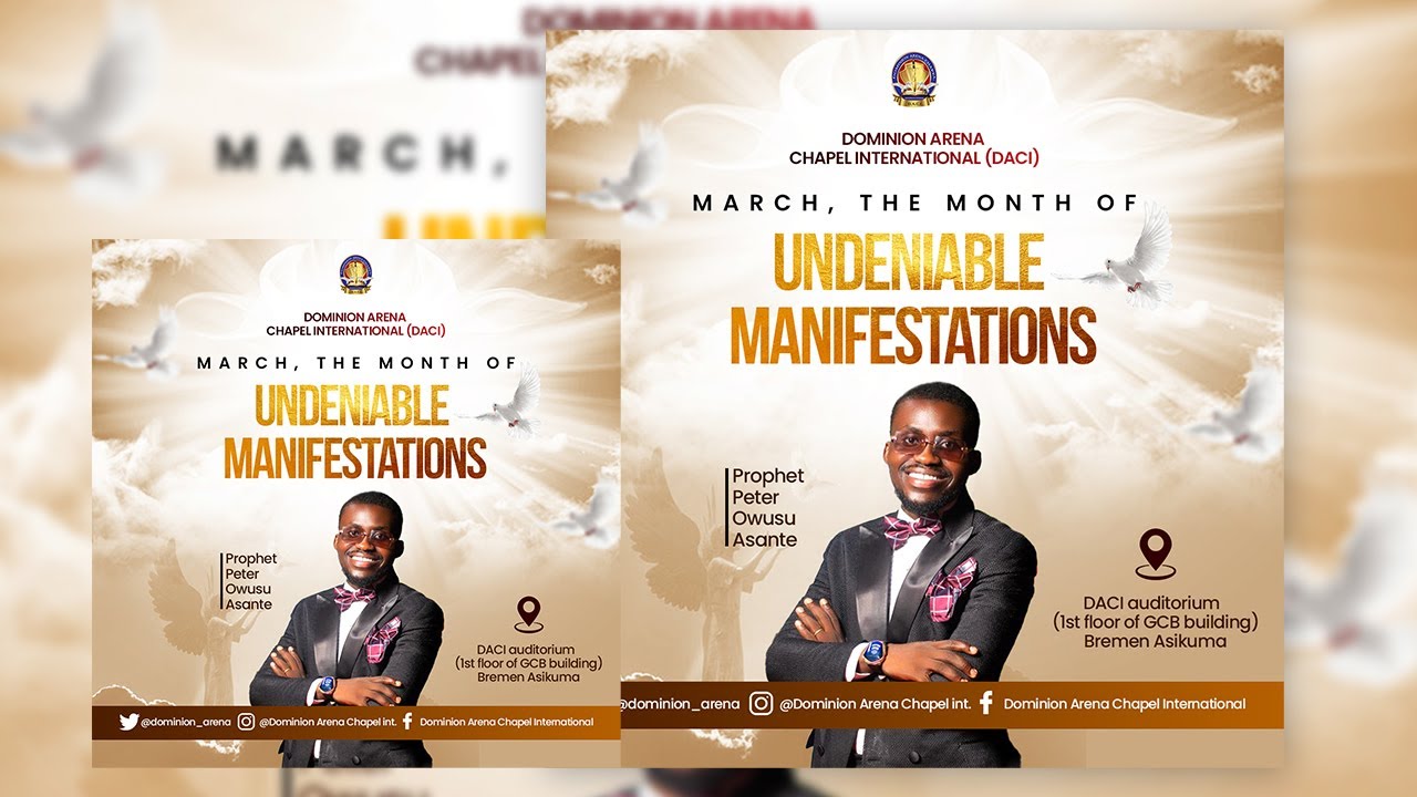 How To Design a Customize CHURCH FLYER For Monthly Theme | Photoshop Tutorial