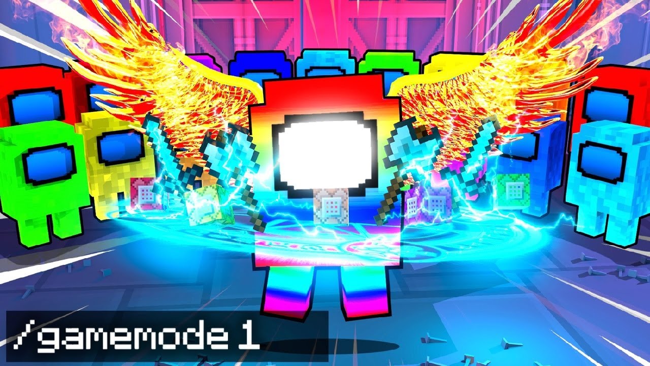 /GAMEMODE 1 IN AMONG US ist 100% UNFAIR?! - Minecraft AMONG US