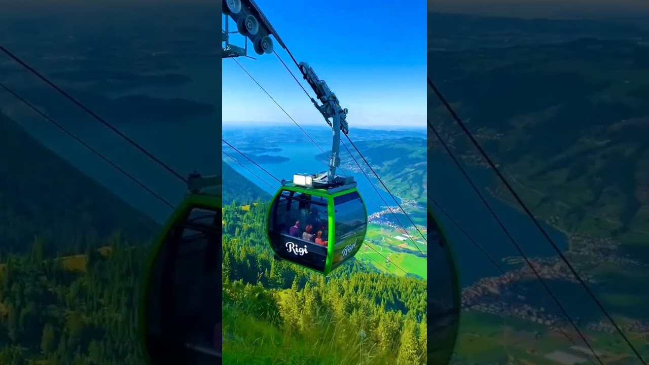 Stunning View From Cable Car In RIGI, Switzerland🇨🇭 Mountain Destination 1 Hour from Zurich