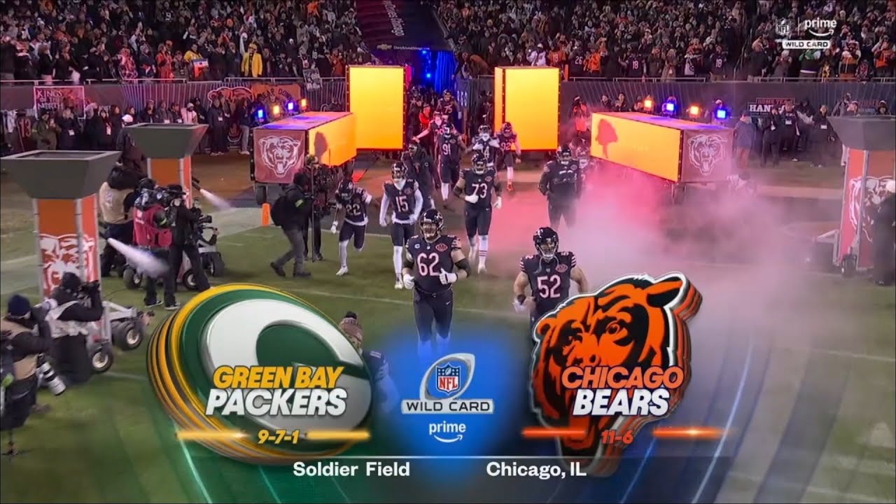 NFL Wild Card on Prime intro | GB@CHI | 1/10/2026