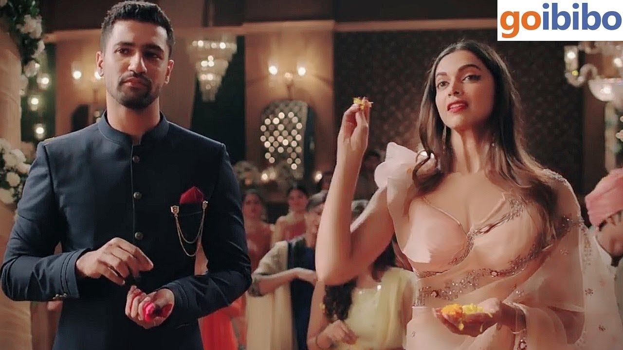 Deepika Padukone Goibibo Ad with Vicky Kaushal