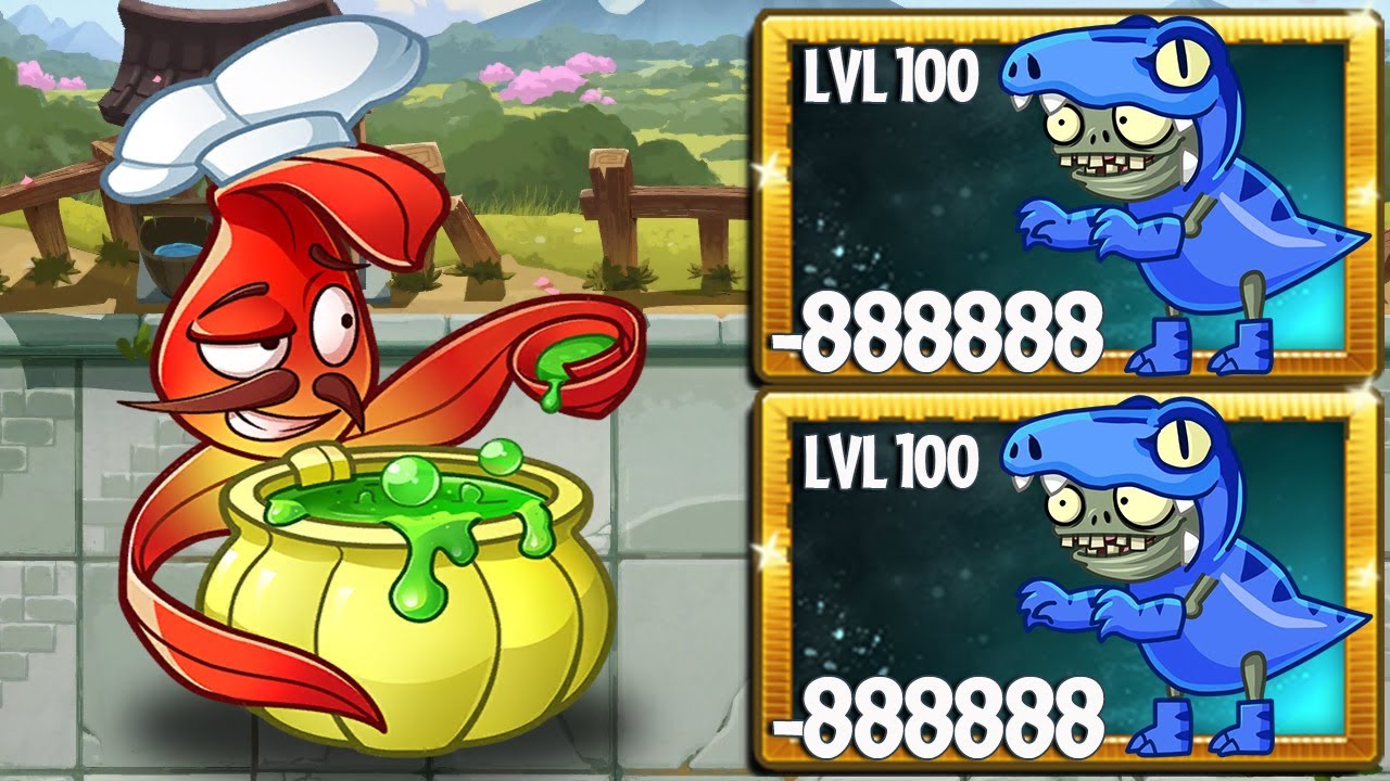 PvZ 2 Funny - NEW ZOMBIE Egg Pusher Imp Zombie Level 100 Super Speed Vs Every Plant