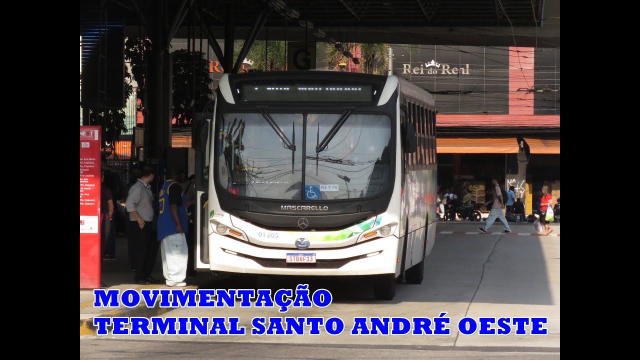 Terminal Santo André Oeste  -  Movimentação de Ônibus