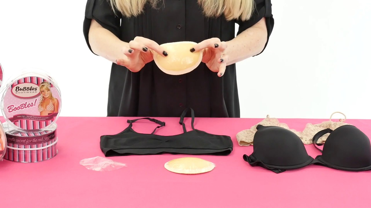 BOOBLES Self-Adhesive Small Bra Inserts (Push-up Pads) | LoveMyBubbles