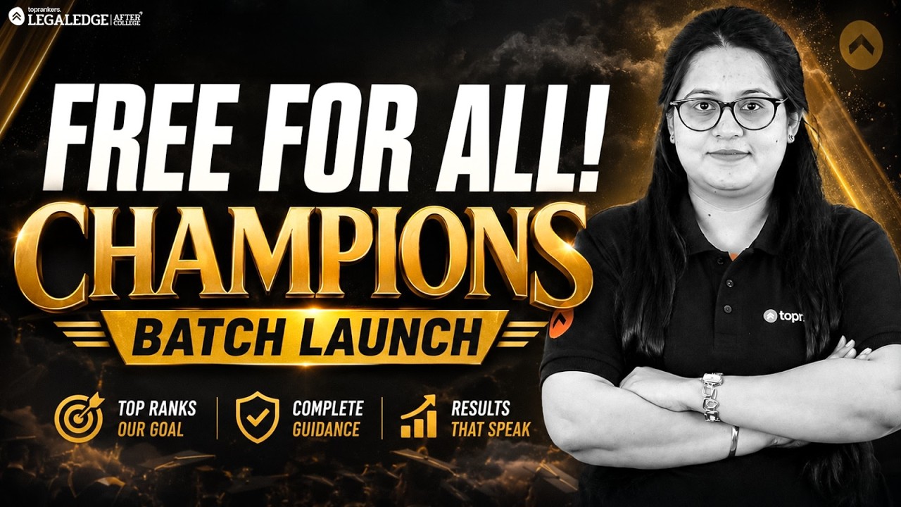 Stop Paying for Expensive Coaching! | Free Champions Batch For CLAT PG 2027