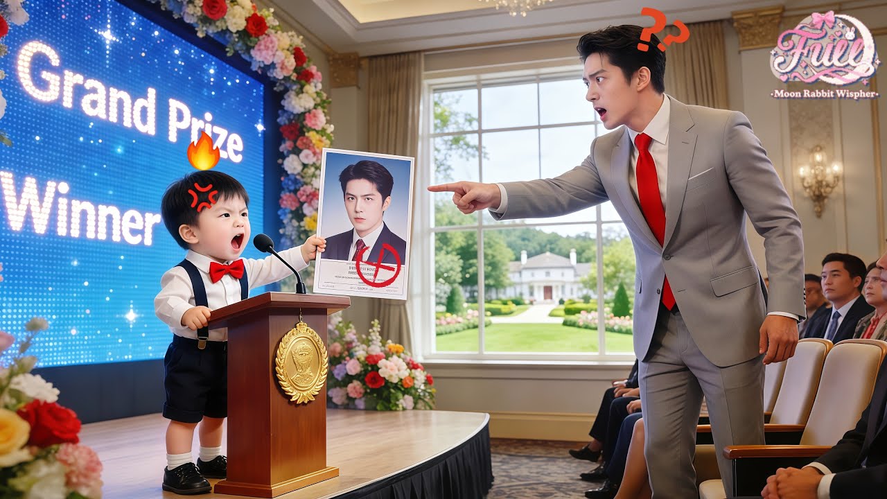 Genius Baby Slams Scumbag Dad on Stage, but CEO in Crowd Sees They Look Identical! Love Begins!