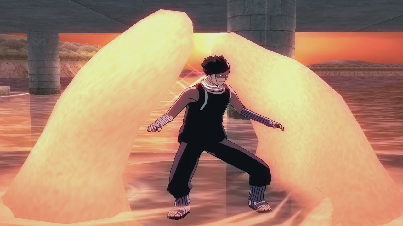 {Gaara Vs Zabuza} Naruto Shippuden Ultimate Ninja 5