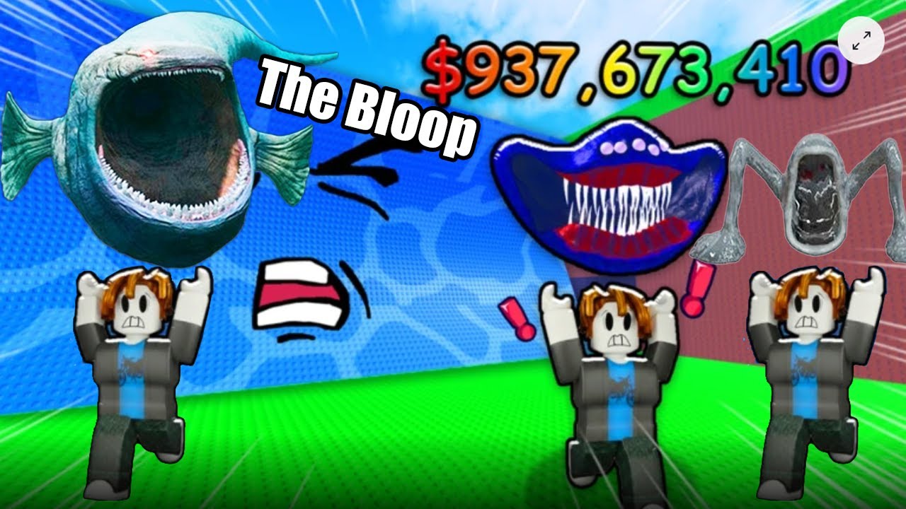 Escape Tsunami For Sea Monsters Roblox - The Bloop El Gran Majá Sea Eater Megalodon Hungry Sharks