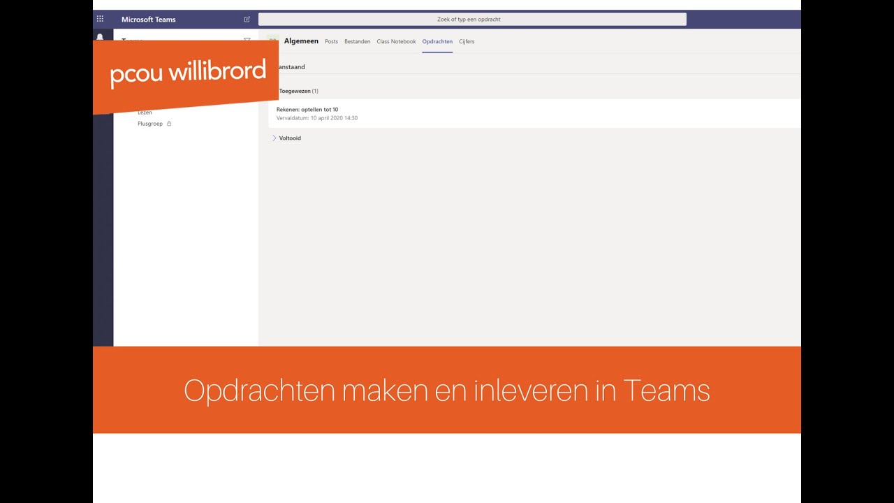 Opdrachten maken en inleveren in Teams (leerling)