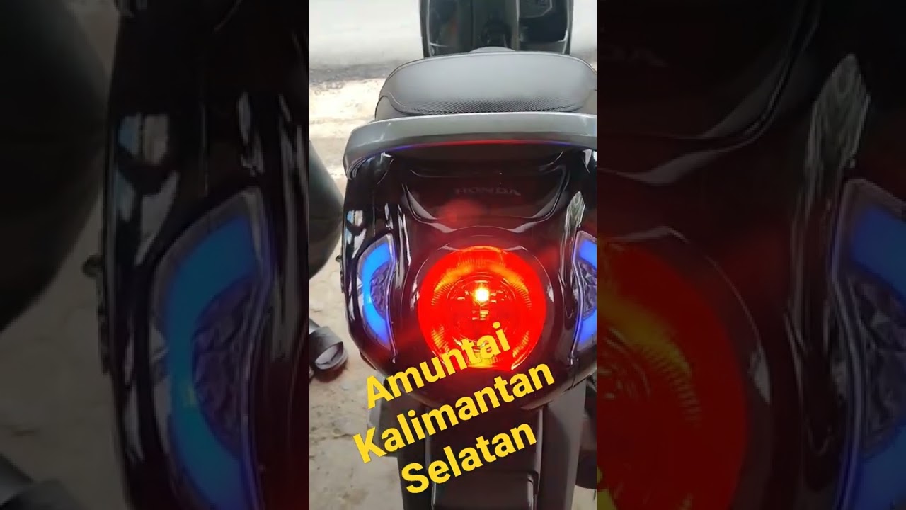 pasang lampu alis dan sein variasi Scoopy fi terbaru 2022