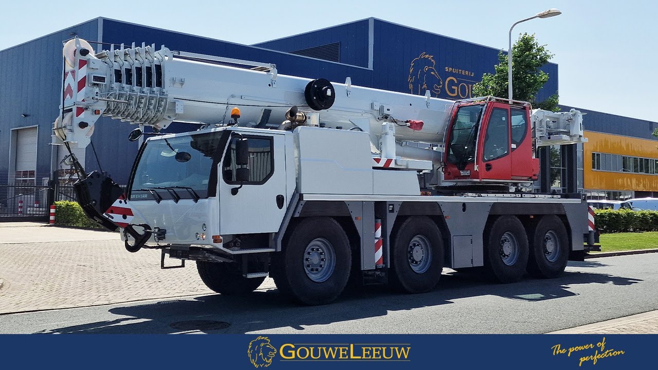 LIEBHERR LTM 1090-4 | PROCESS VIDEO | Paint shop Gouweleeuw