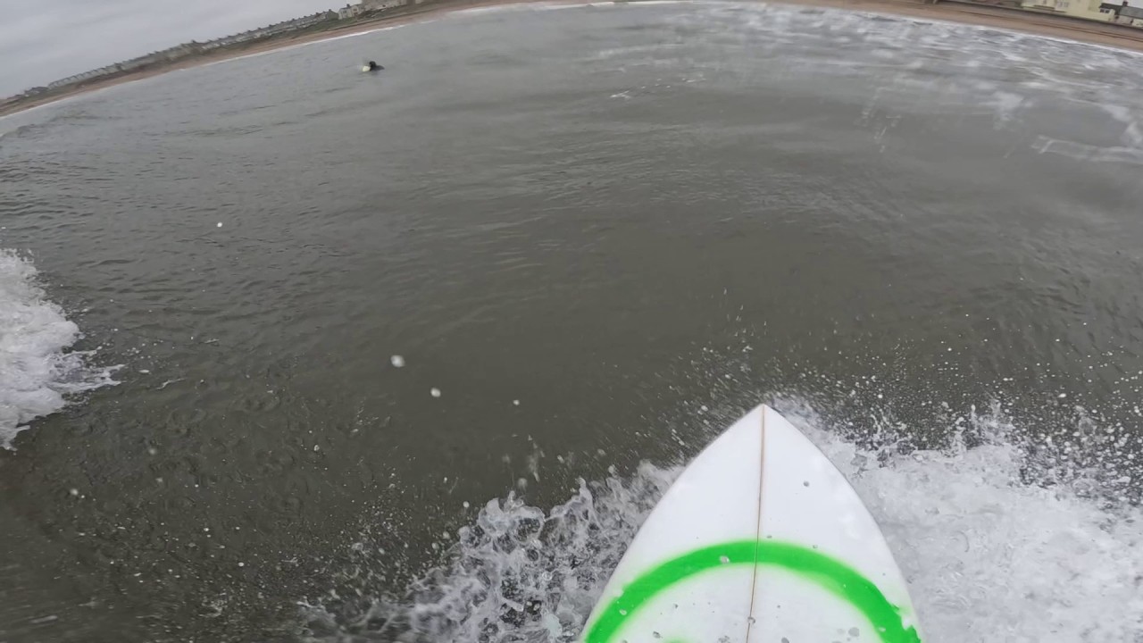 POV SURF Surfing My First Self Shaped  Board