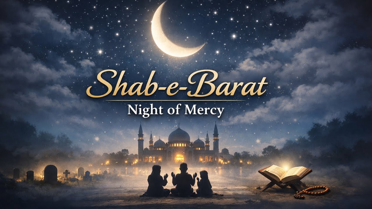Shab-e-Barat 🌙 | Night of Mercy | Beautiful Islamic Nasheed | Peaceful Dua Song