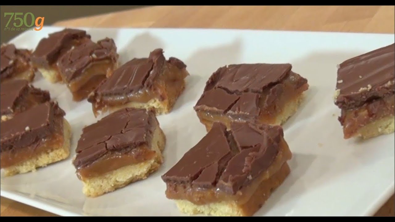 Recette des Millionnaire Shortbread ou Sablés du millionnaire - 750g